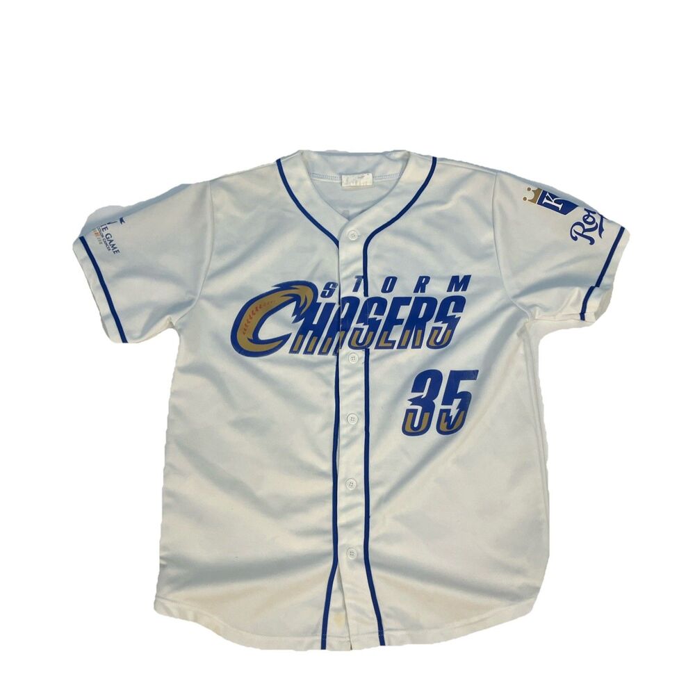 Eric Hosmer Omaha Storm Chasers Baseball Jersey - Adult M - White Minor League